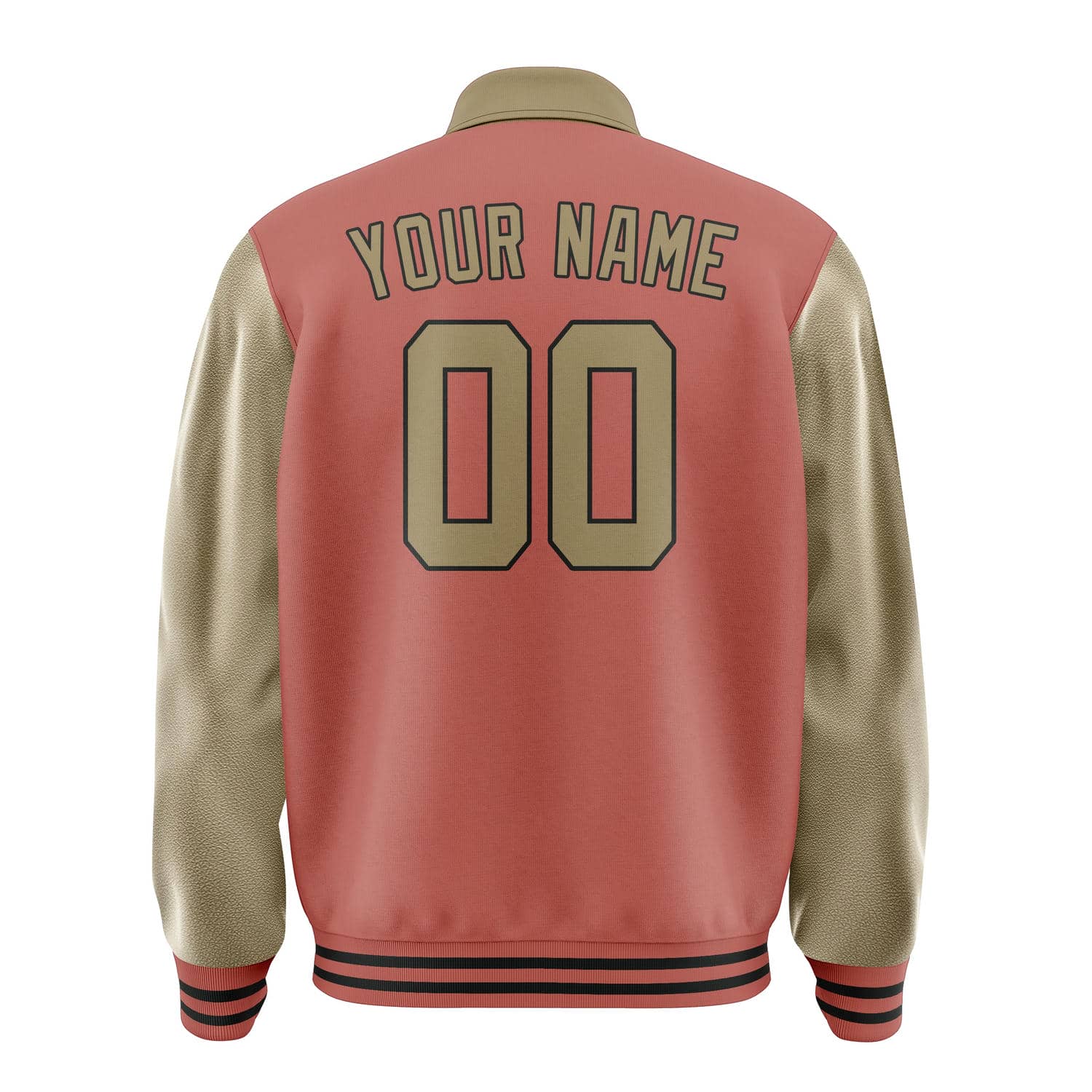 Maßgeschneidertes Kupferrose Hellkhaki Jacke