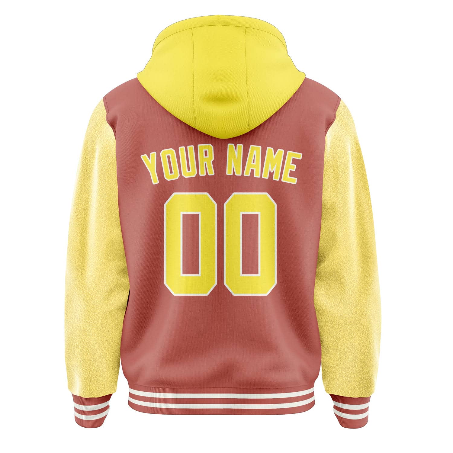 Maßgeschneidertes Kupferrose Blassgelb Jacke