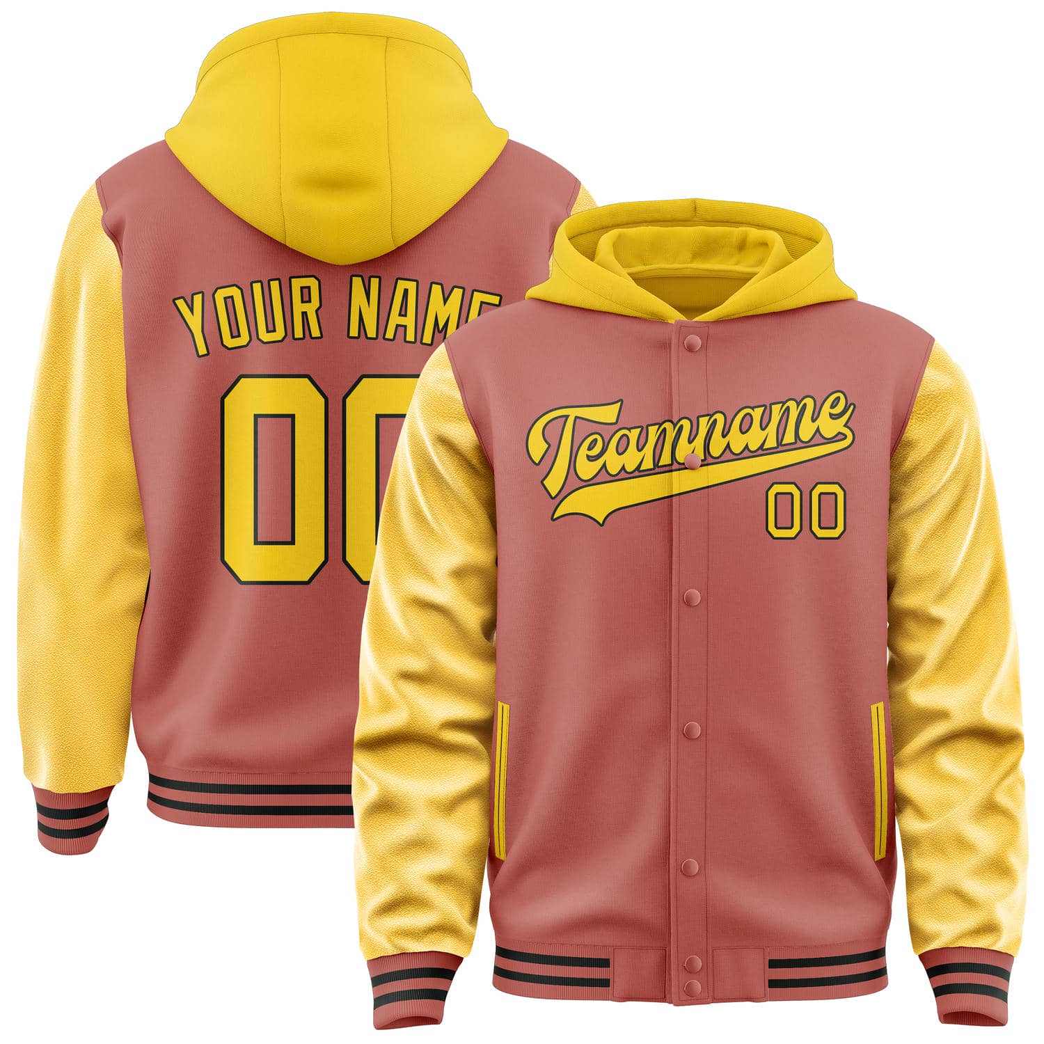 Maßgeschneidertes Kupferrose Gold Jacke