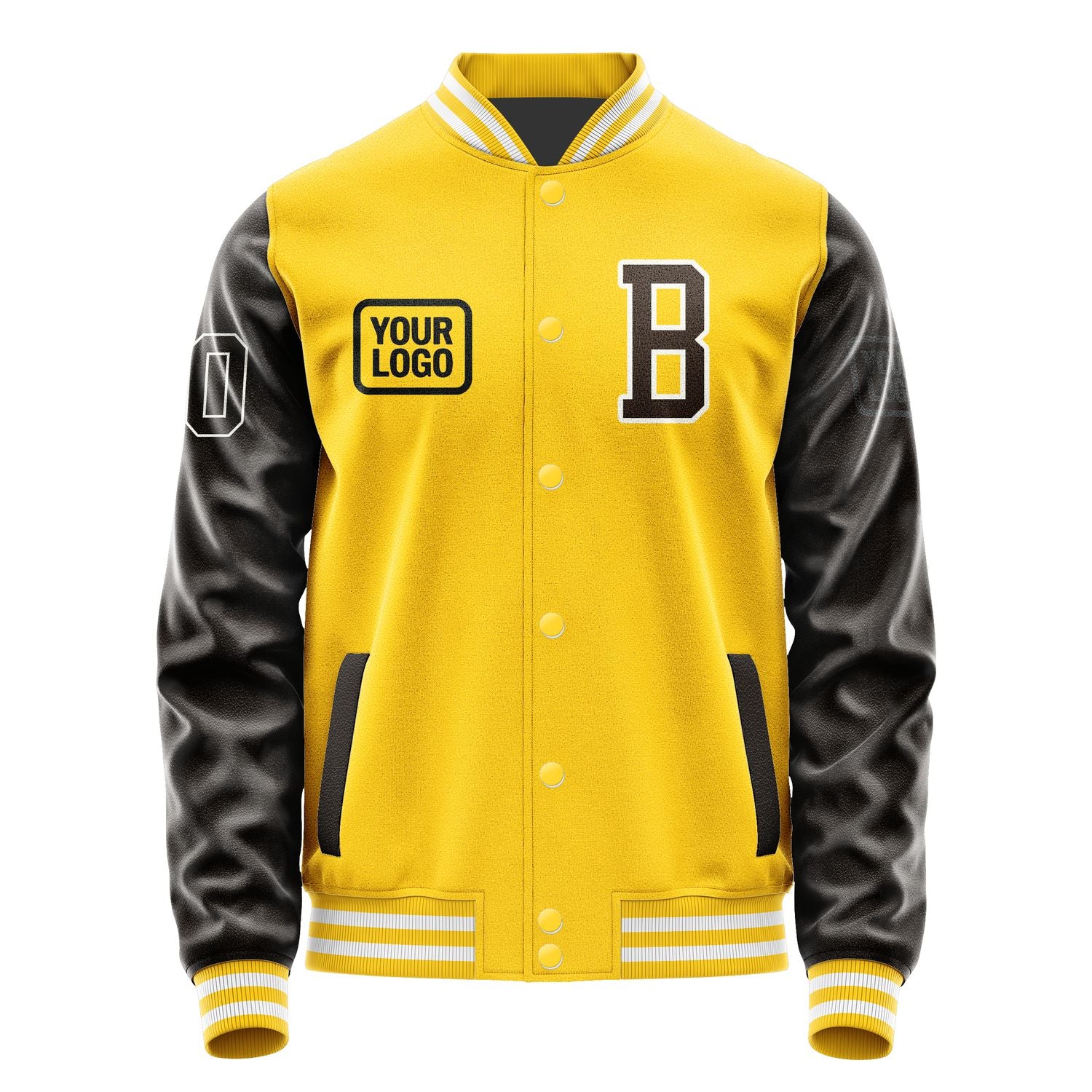 Maßgeschneidertes Gold Braun Jacke JA303001301818010118