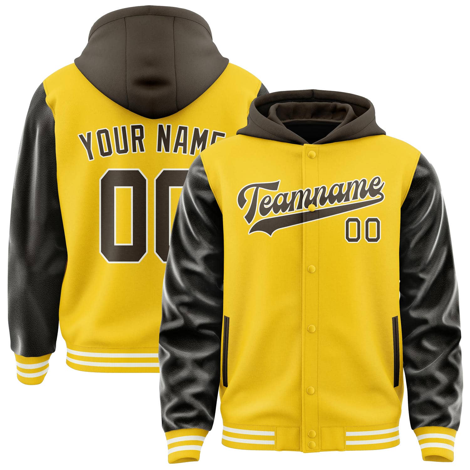 Maßgeschneidertes Gold Braun Jacke