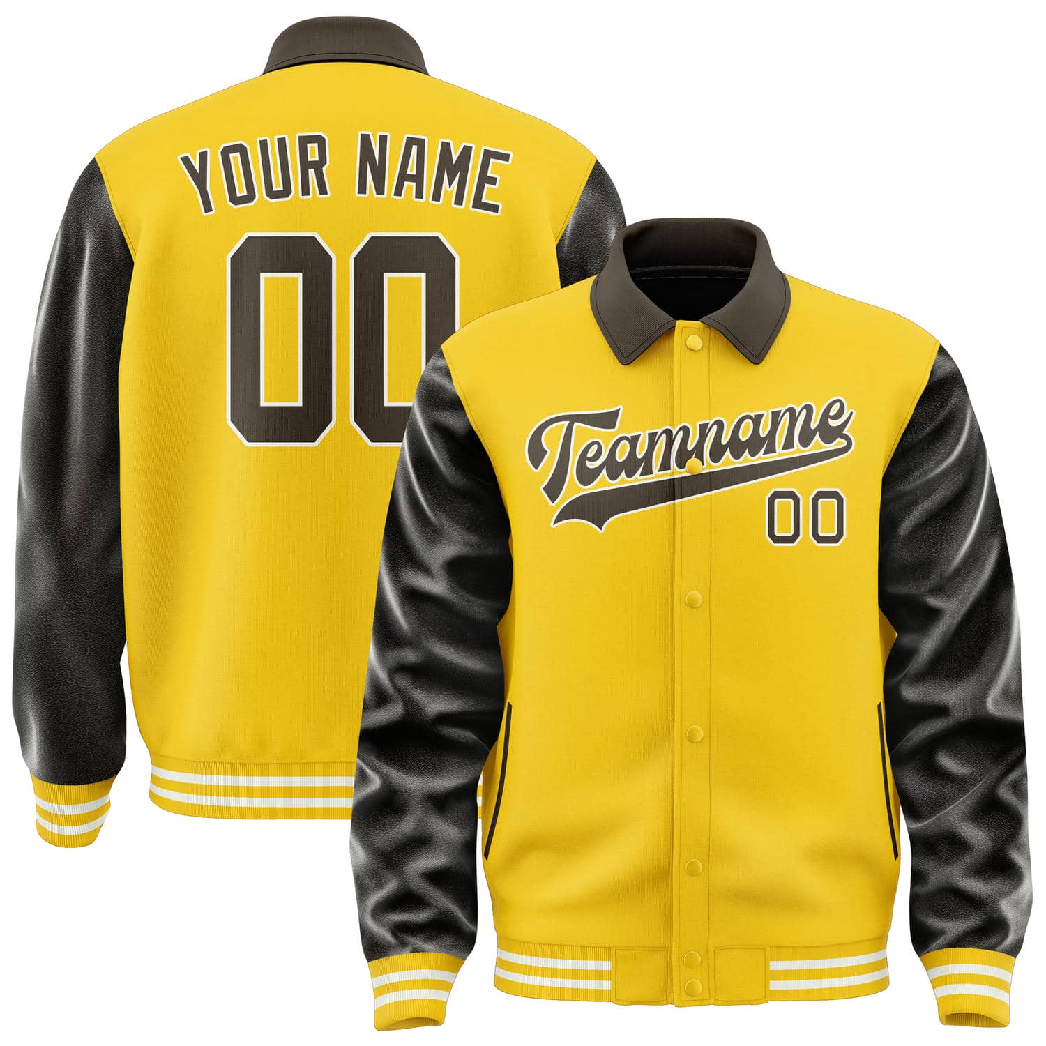 Maßgeschneidertes Gold Braun Jacke JA303001301818010118