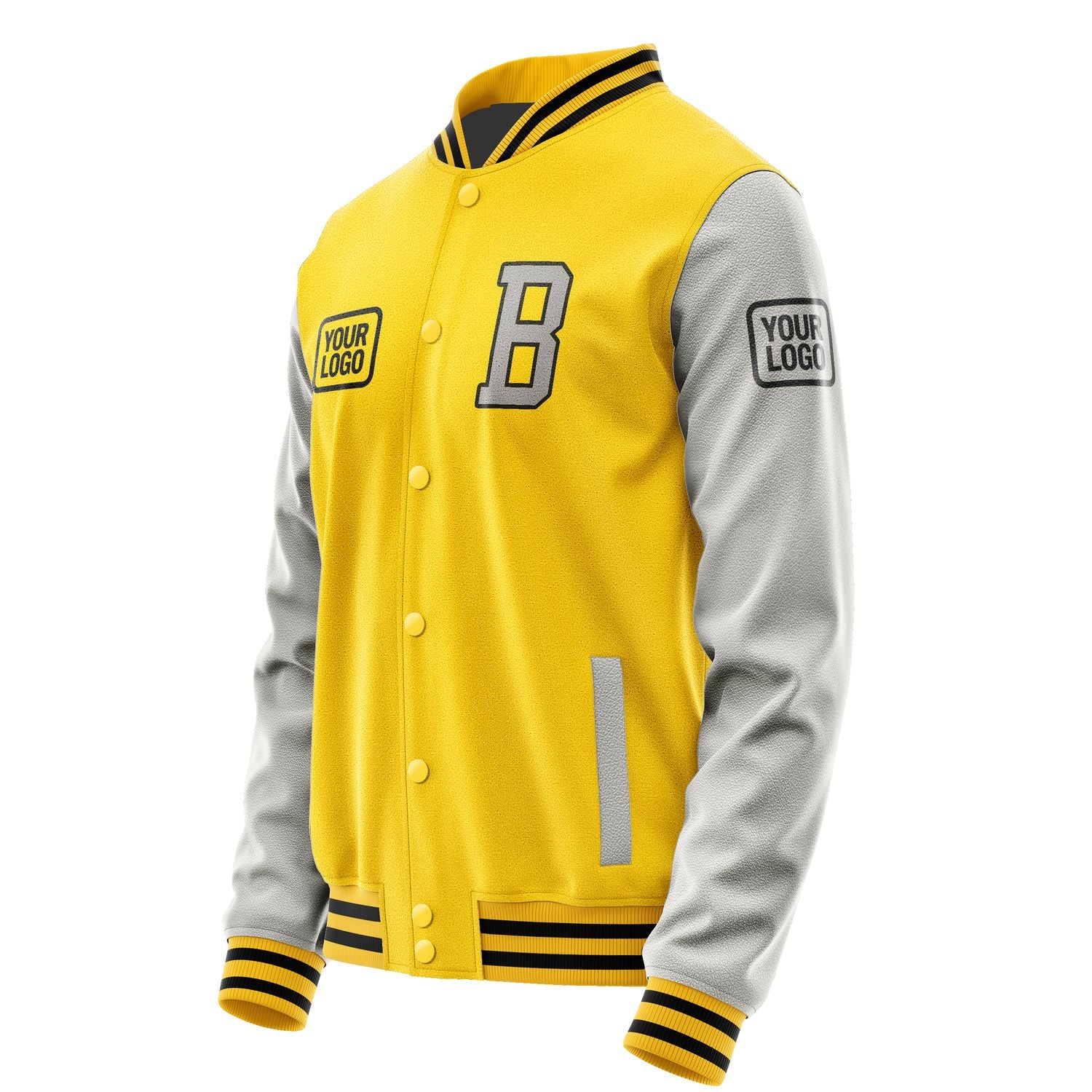Maßgeschneidertes Gold Grau Jacke JA303004301717040417