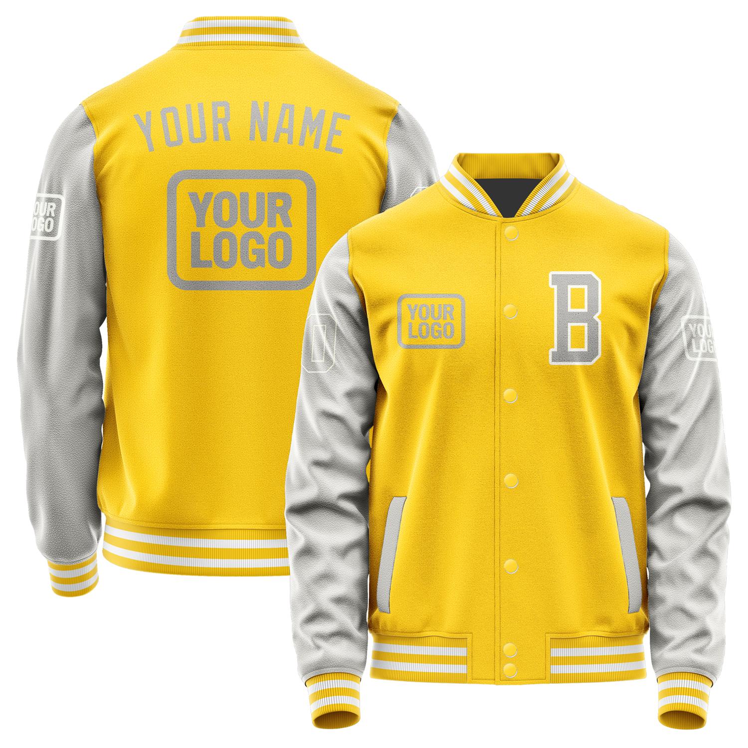 Maßgeschneidertes Gold Grau Jacke JA303004301818040418