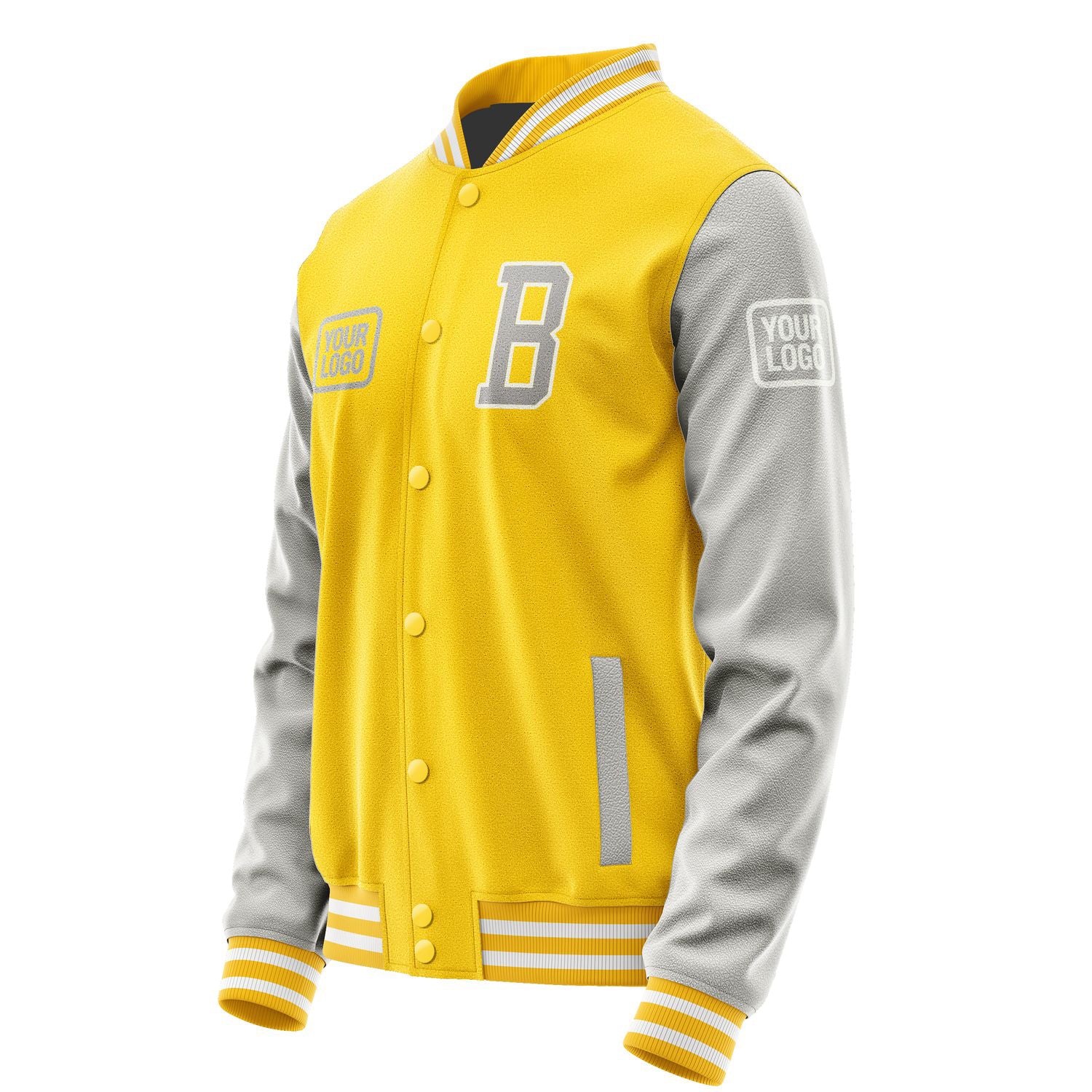 Maßgeschneidertes Gold Grau Jacke JA303004301818040418