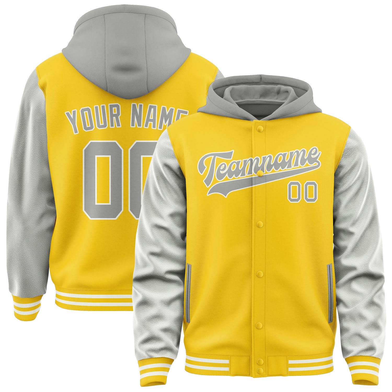 Maßgeschneidertes Gold Grau Jacke