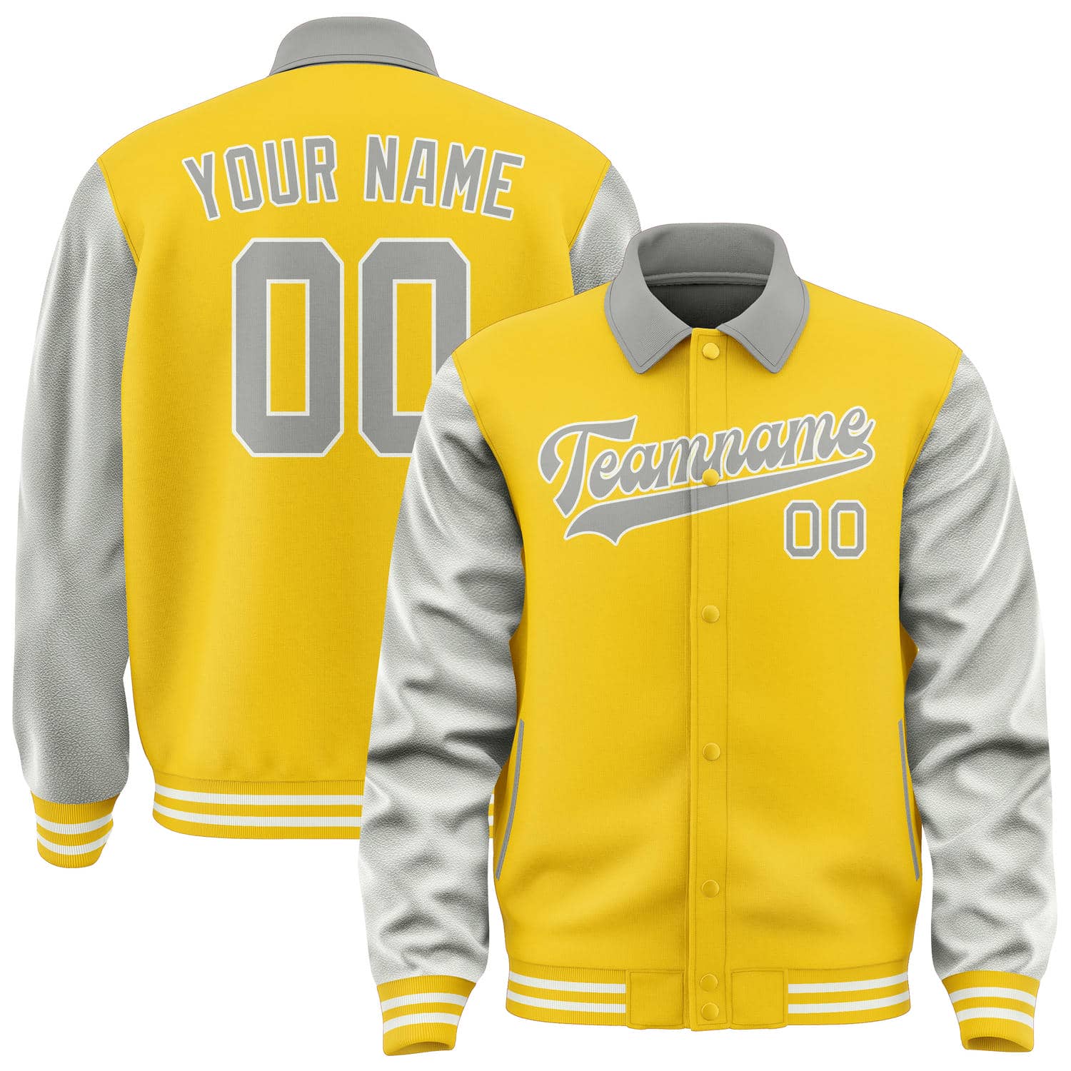 Maßgeschneidertes Gold Grau Jacke JA303004301818040418