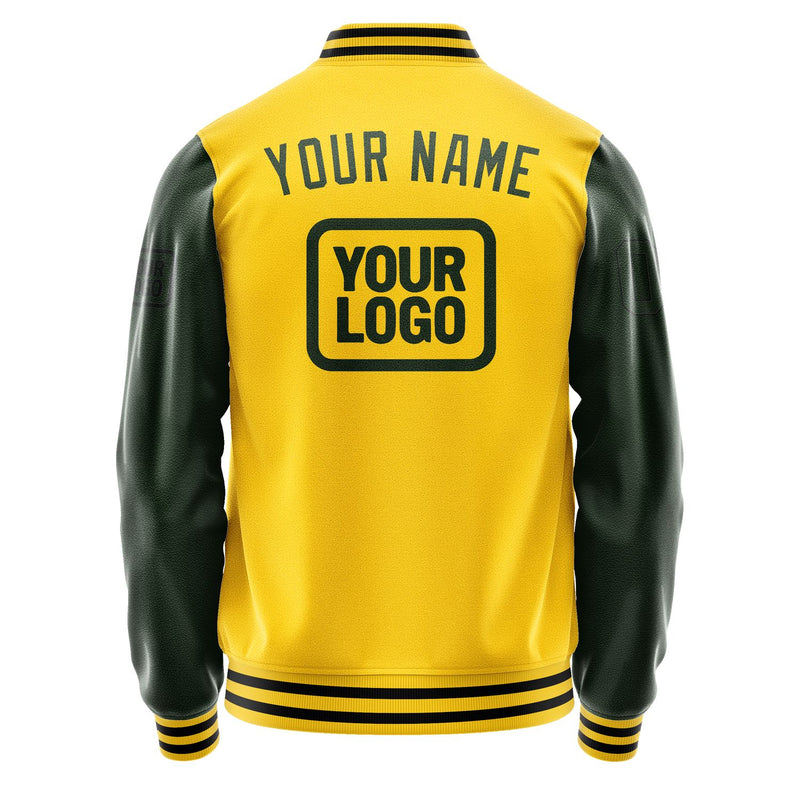 Maßgeschneidertes Gold Tannengrün Jacke JA303006301717060617