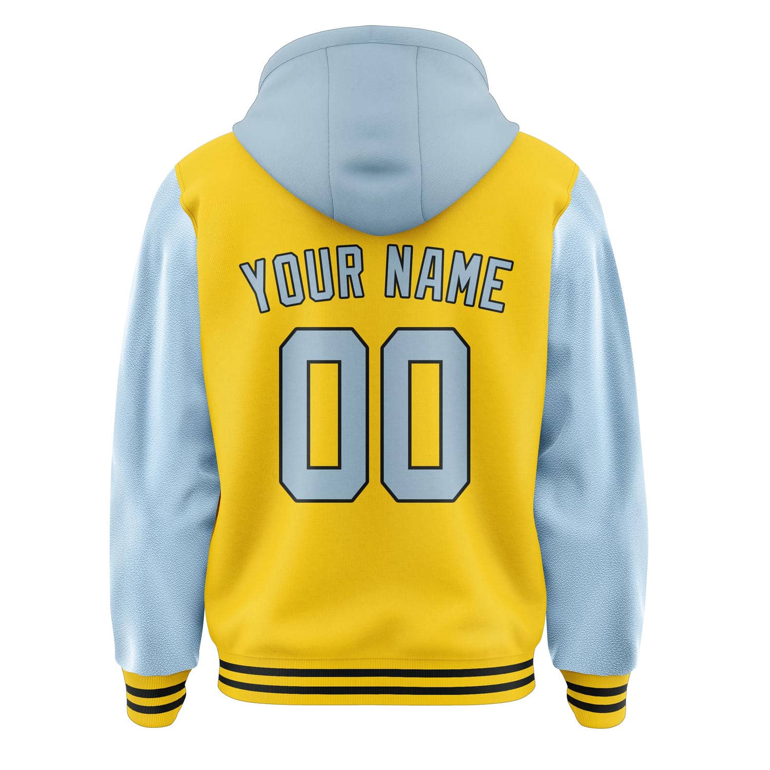 Maßgeschneidertes Gold Hellblau Jacke