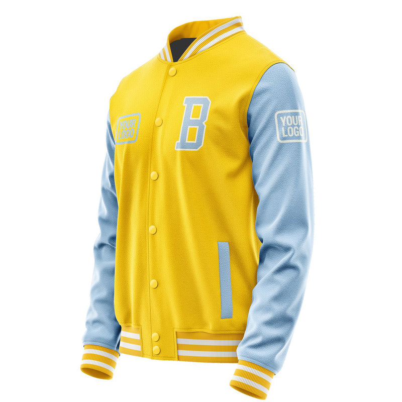Maßgeschneidertes Gold Hellblau Jacke JA303008301818080818