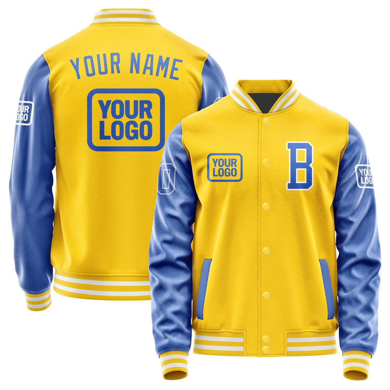 Maßgeschneidertes Gold Himmelblau Jacke JA303009301818090918
