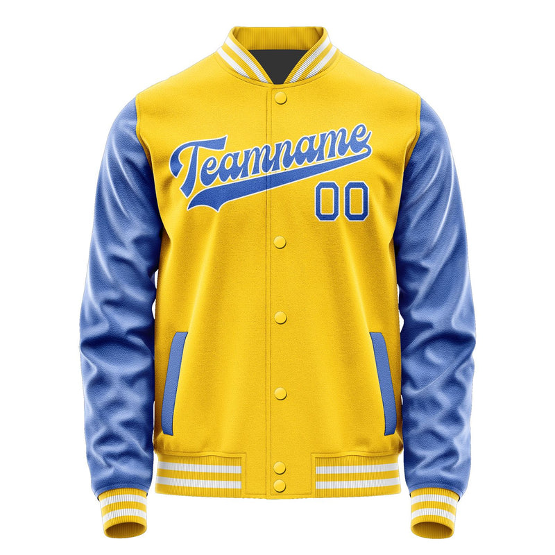 Maßgeschneidertes Gold Himmelblau Jacke JA3030093018B31809