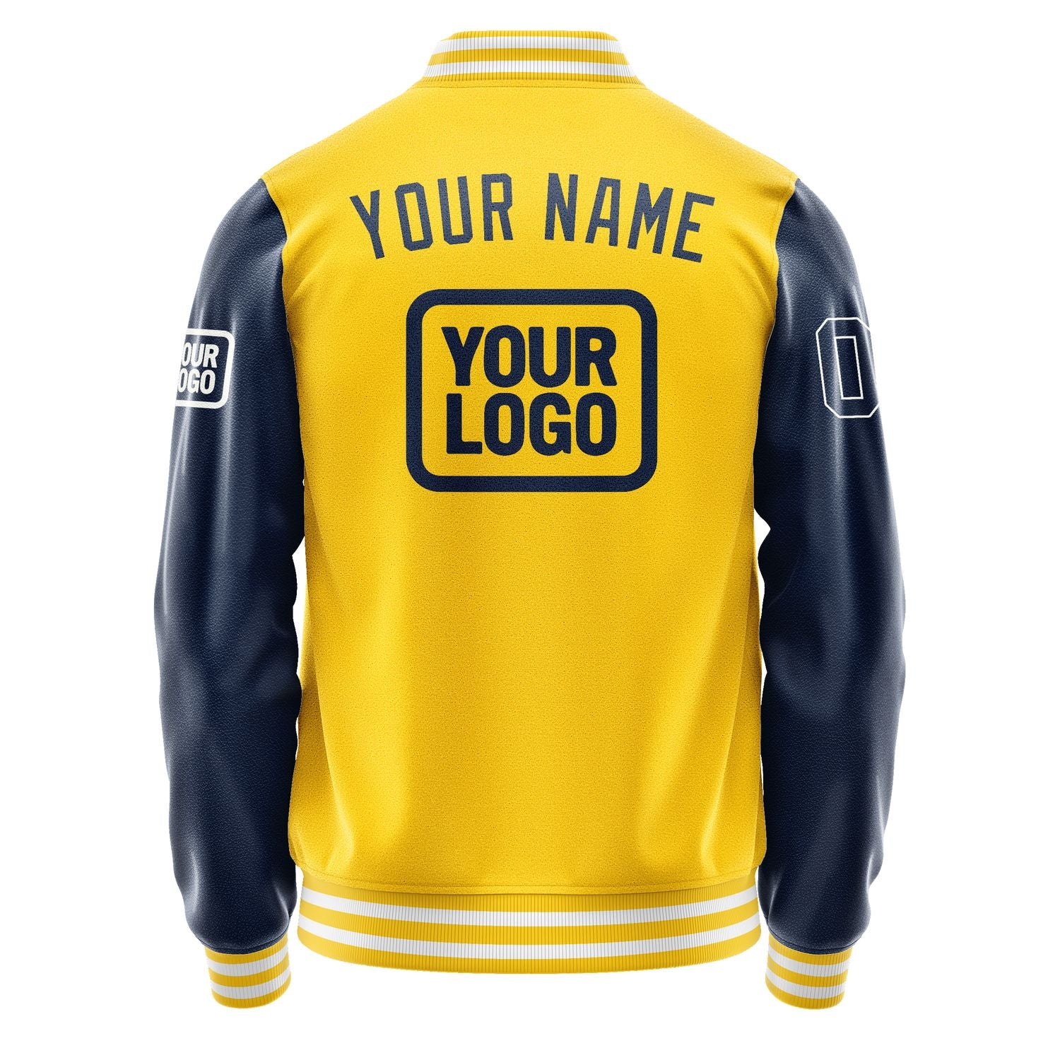Maßgeschneidertes Gold Marineblau Jacke JA303010301818101018