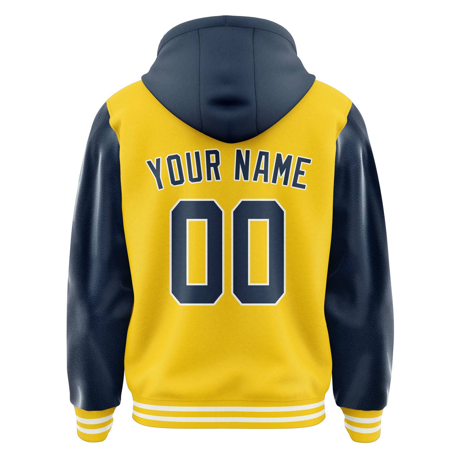 Maßgeschneidertes Gold Marineblau Jacke