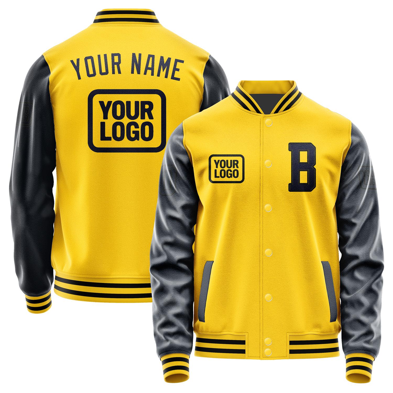 Maßgeschneidertes Gold Stahlblau Jacke JA303011301717111117