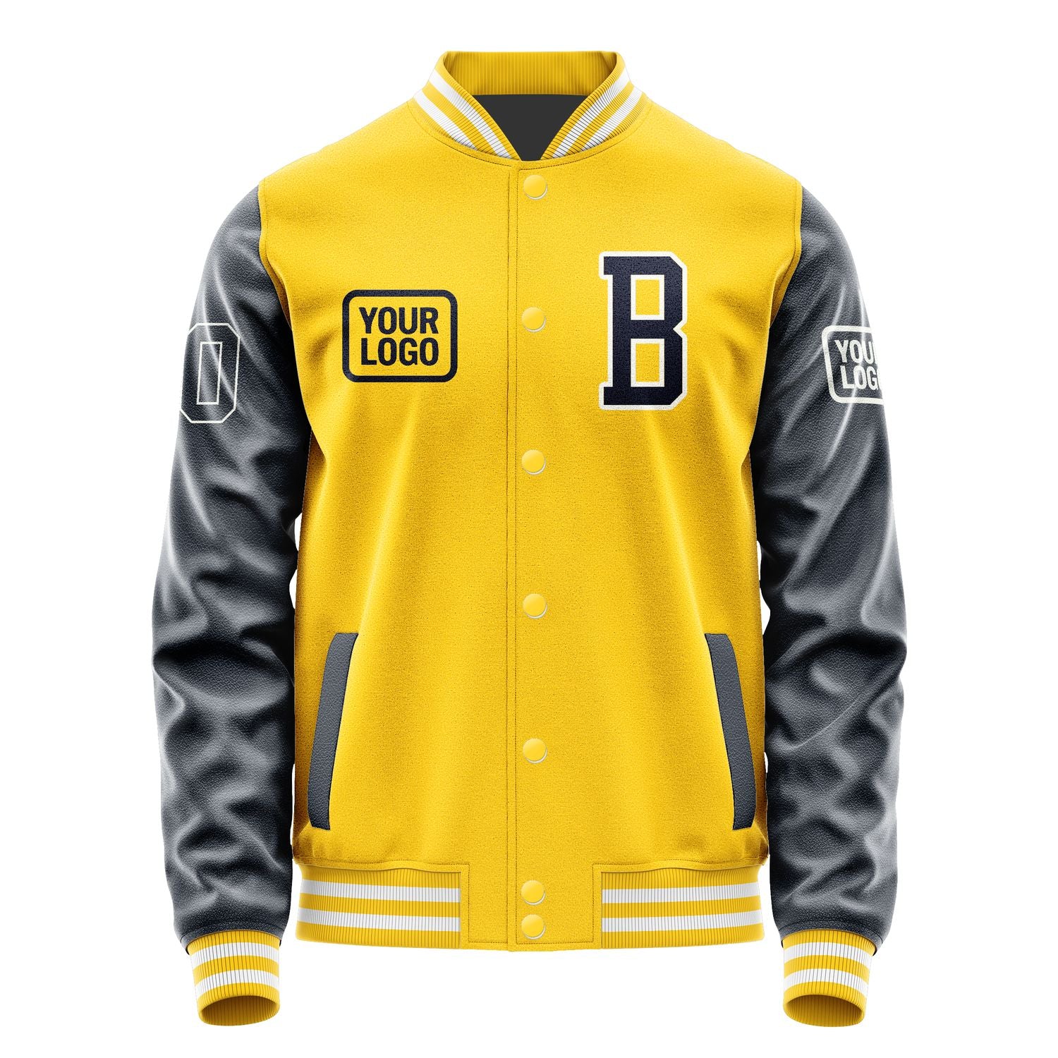 Maßgeschneidertes Gold Stahlblau Jacke JA303011301818111118