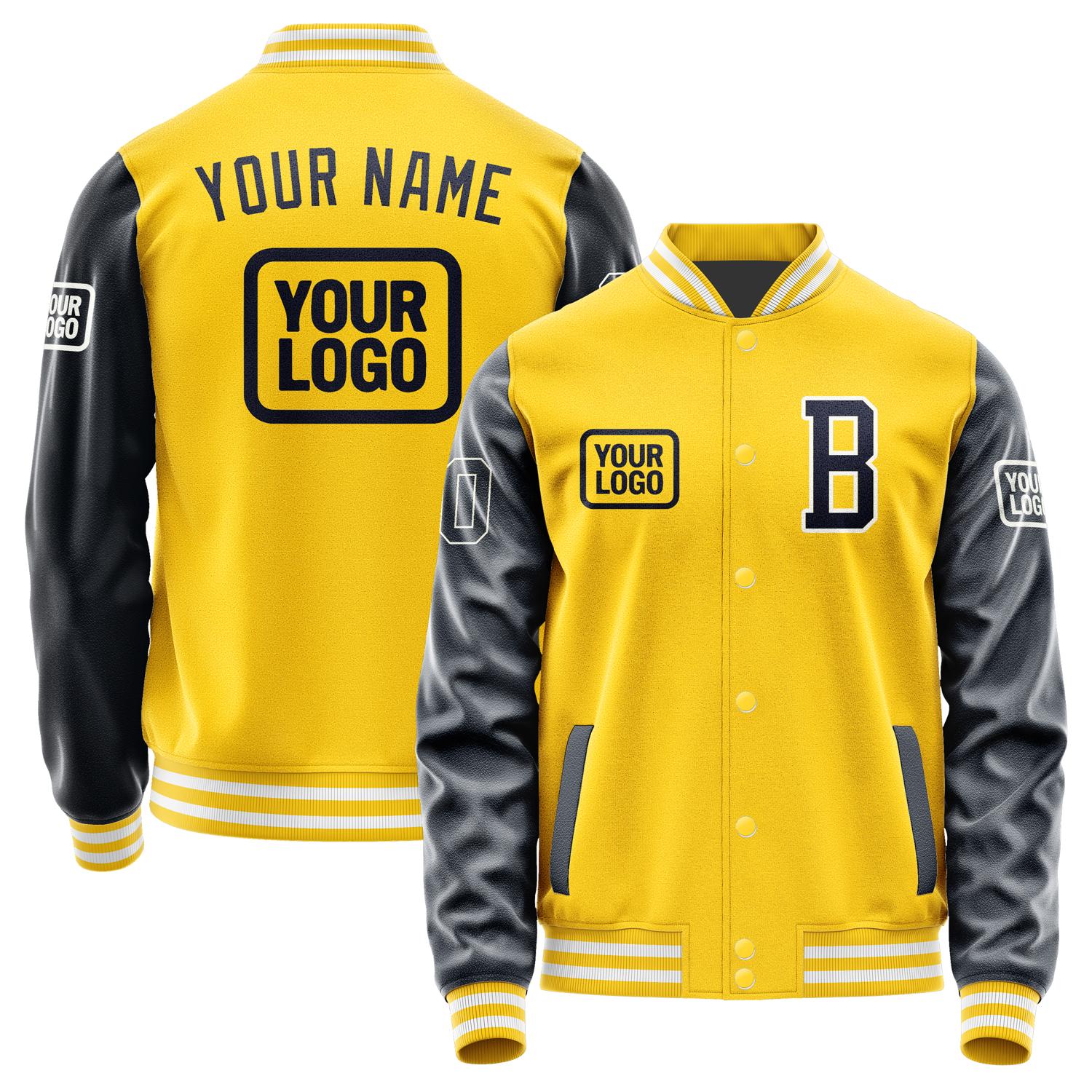 Maßgeschneidertes Gold Stahlblau Jacke JA303011301818111118