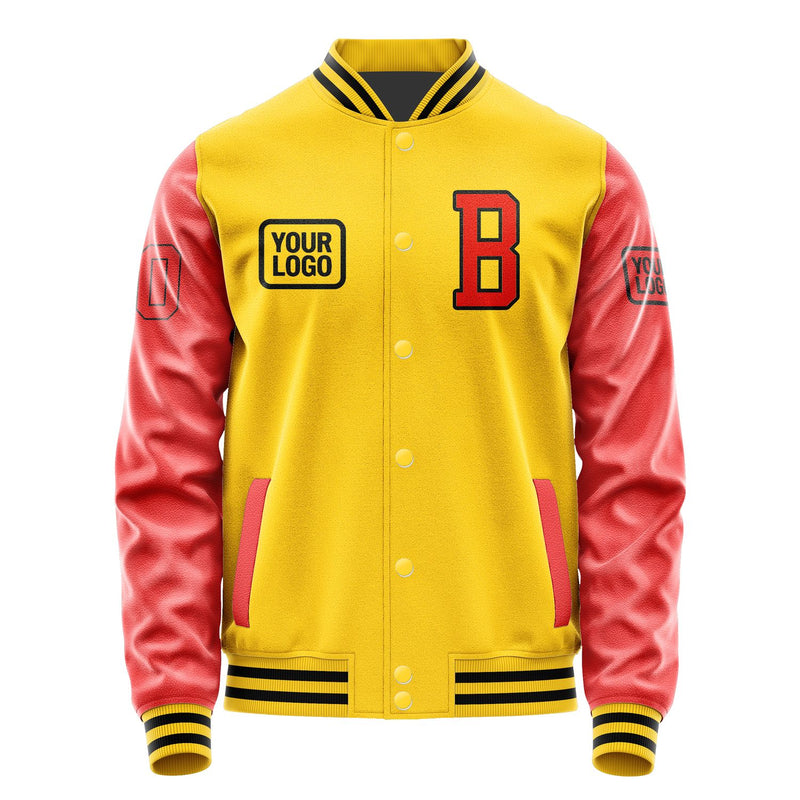 Maßgeschneidertes Gold Orangerot Jacke JA303012301717121217