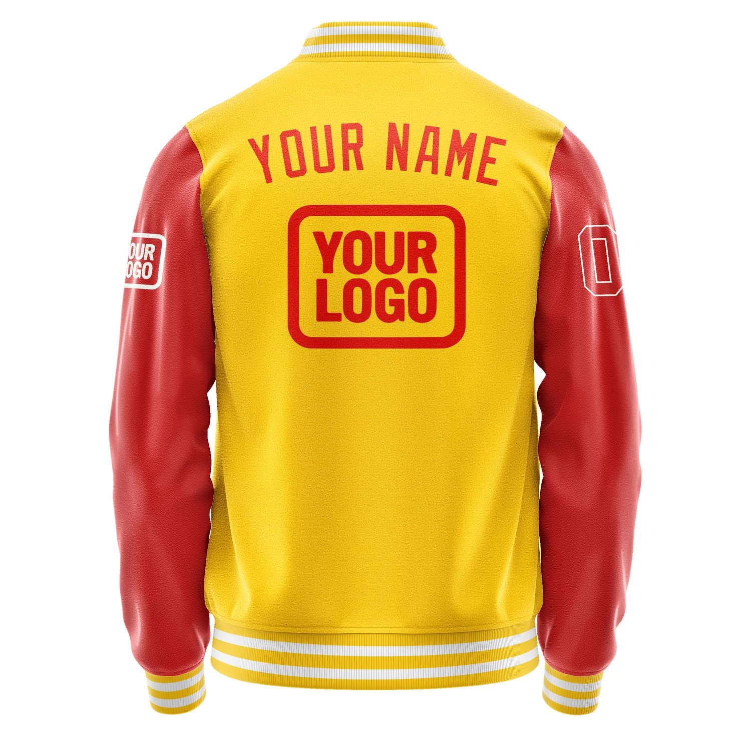 Maßgeschneidertes Gold Orangerot Jacke JA303012301818121218