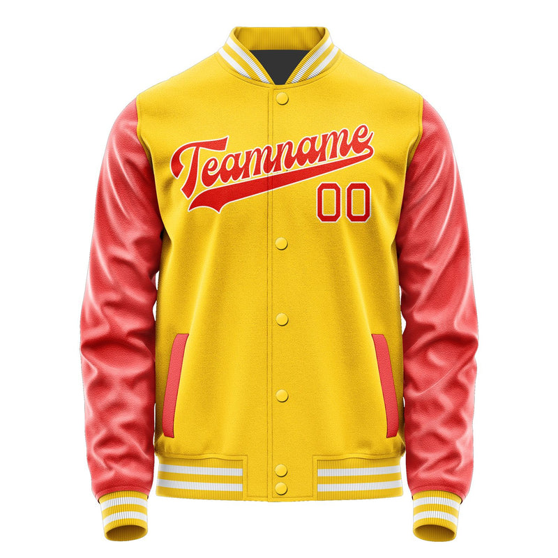 Maßgeschneidertes Gold Orangerot Jacke JA3030123018B31812