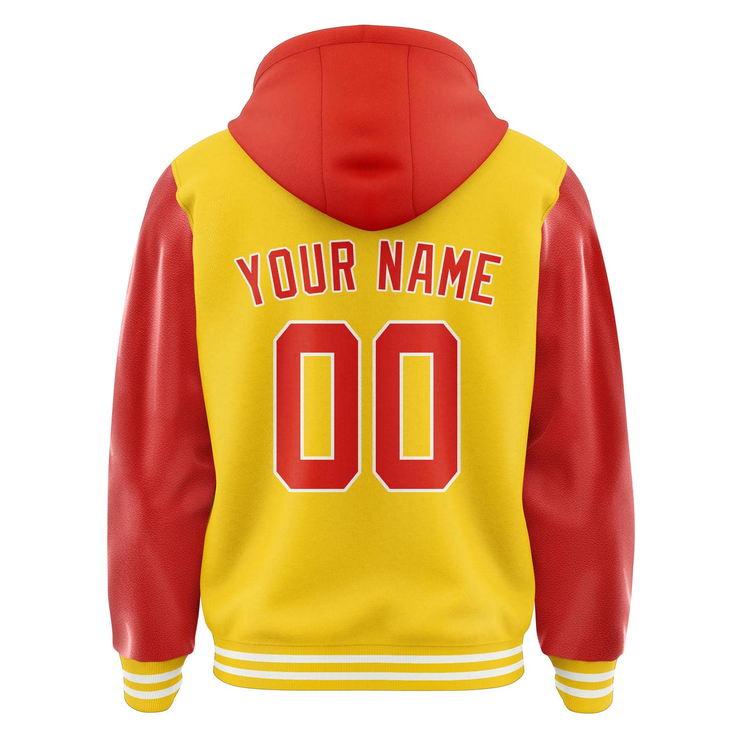 Maßgeschneidertes Gold Orangerot Jacke