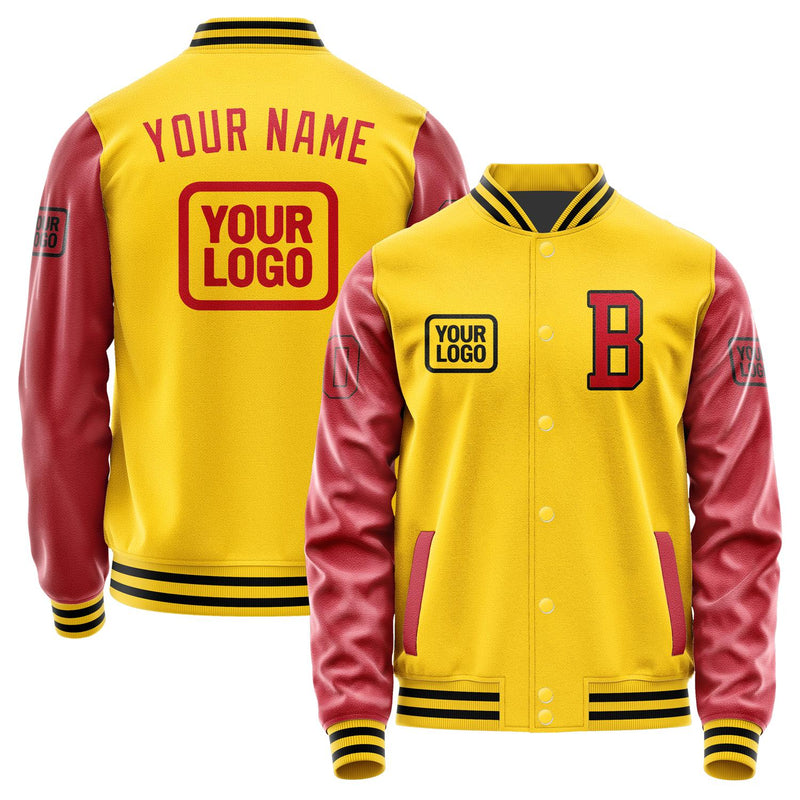 Maßgeschneidertes Gold Rot Jacke JA303014301717141417