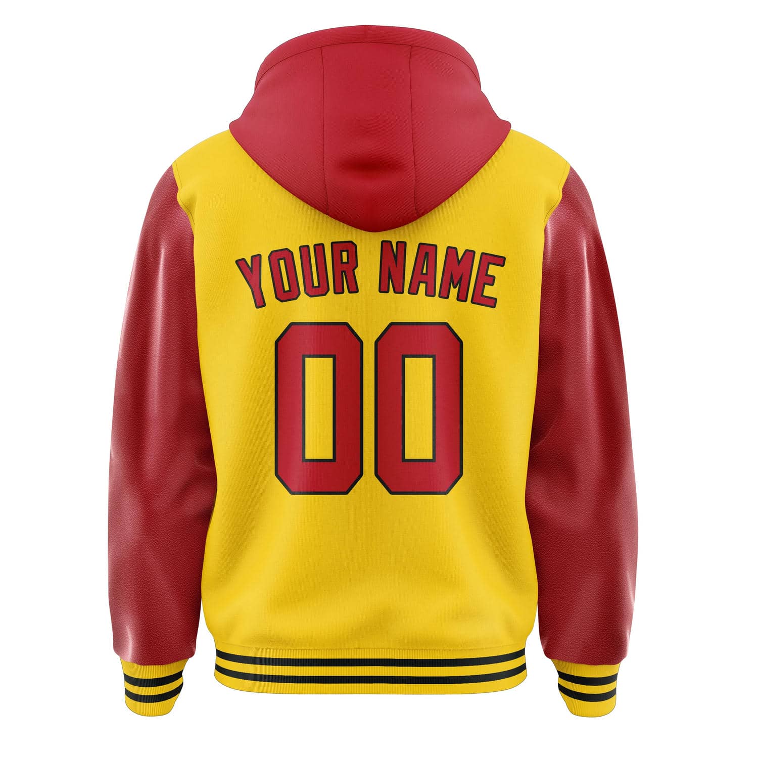 Maßgeschneidertes Gold Rot Jacke