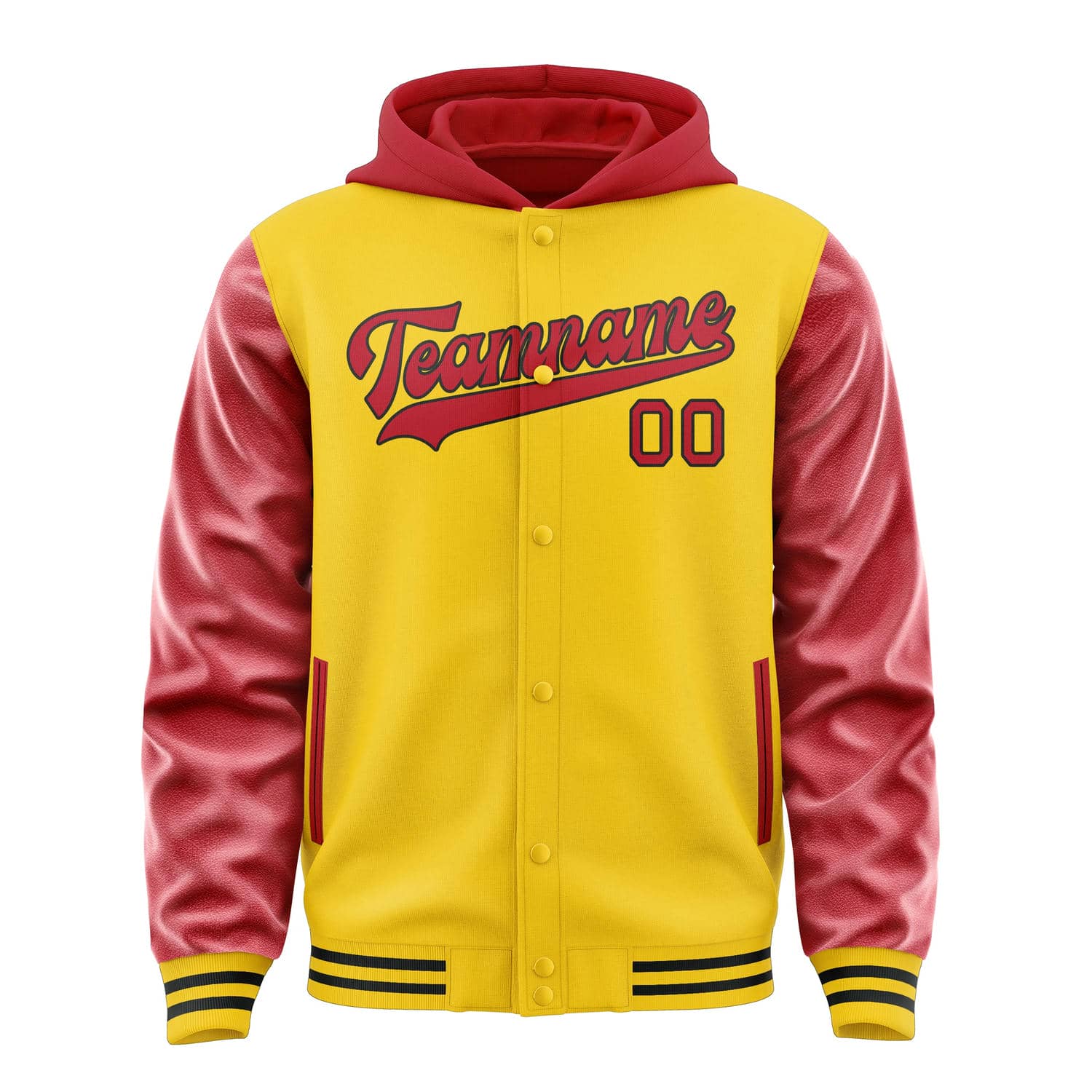 Maßgeschneidertes Gold Rot Jacke