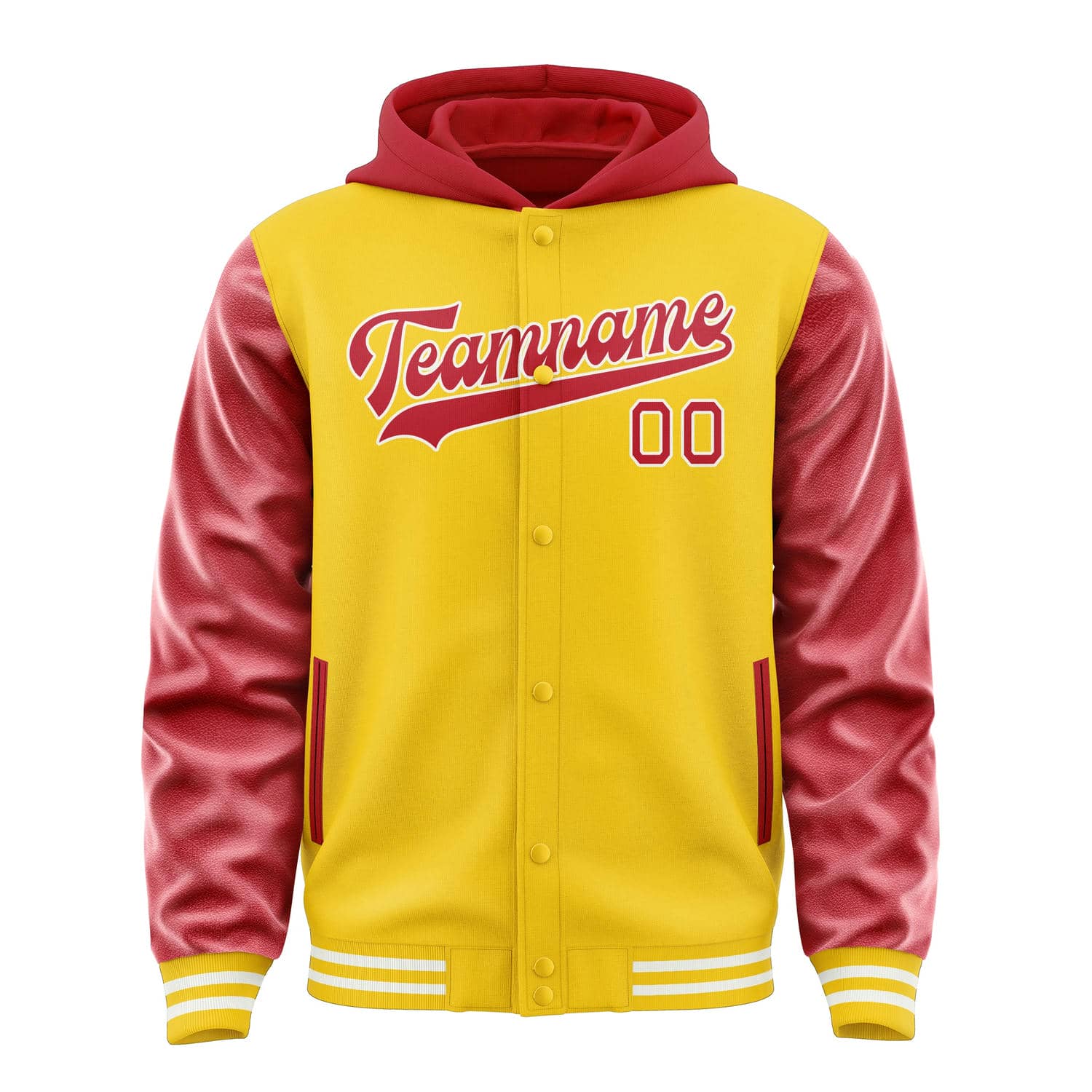 Maßgeschneidertes Gold Rot Jacke
