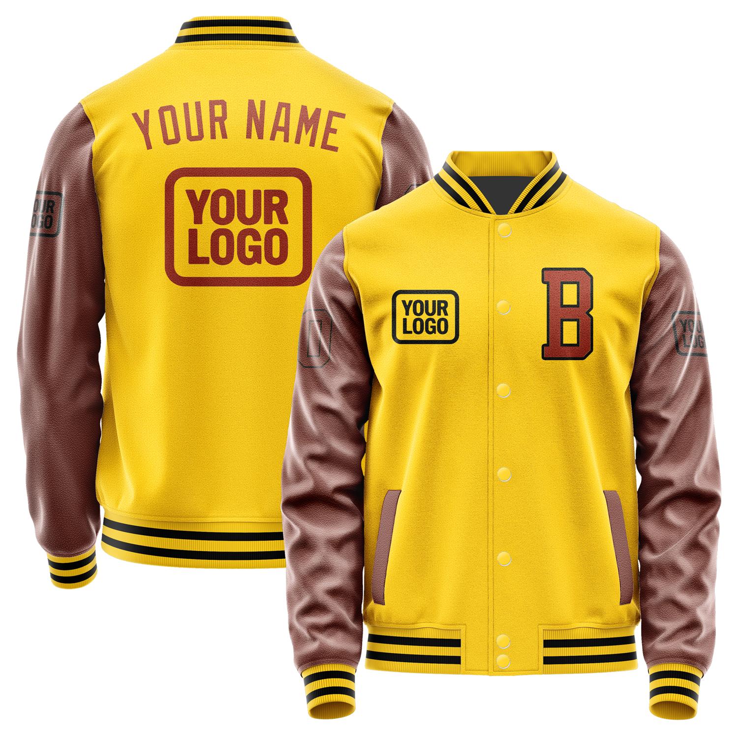 Maßgeschneidertes Gold Korallenrot Jacke JA303016301717161617