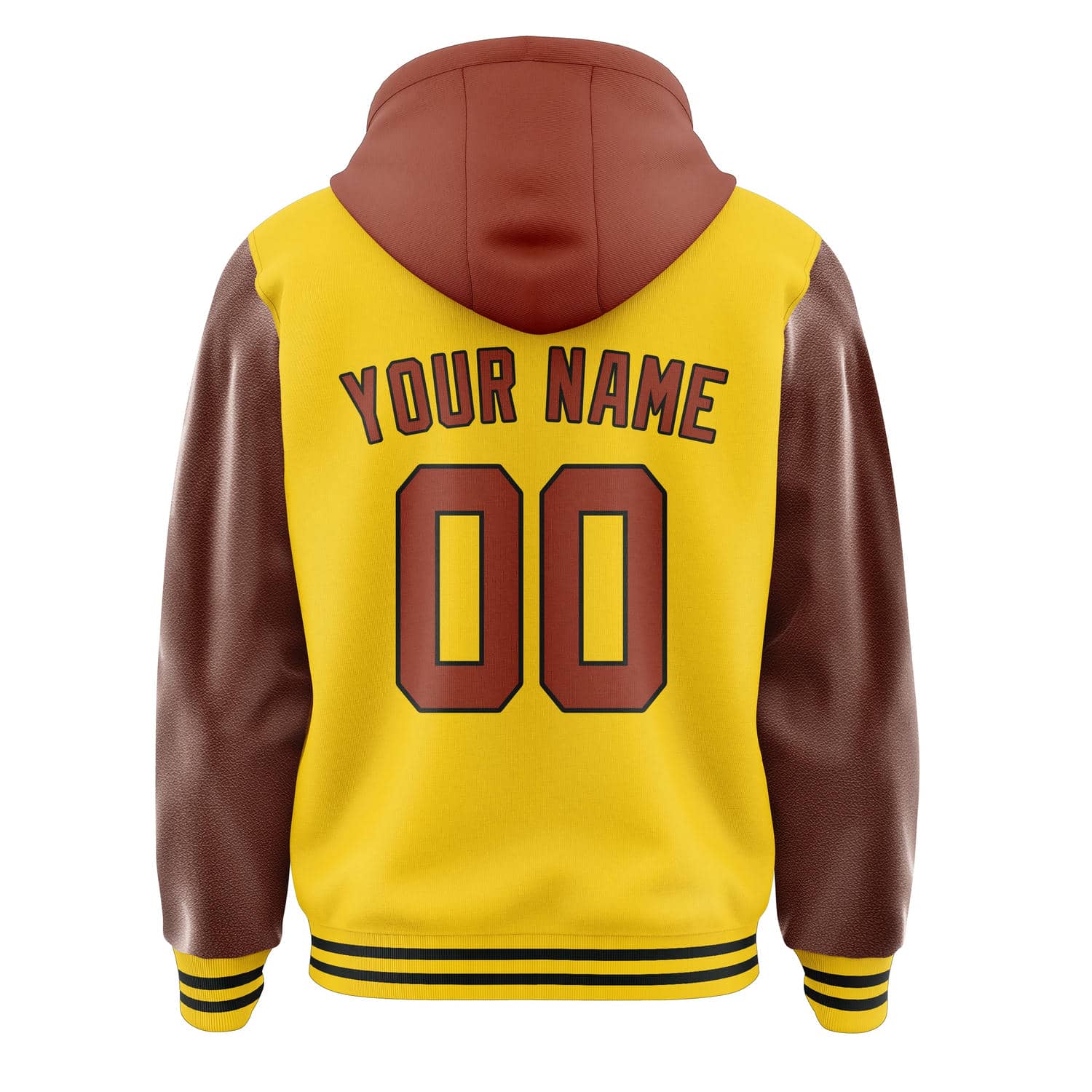 Maßgeschneidertes Gold Korallenrot Jacke
