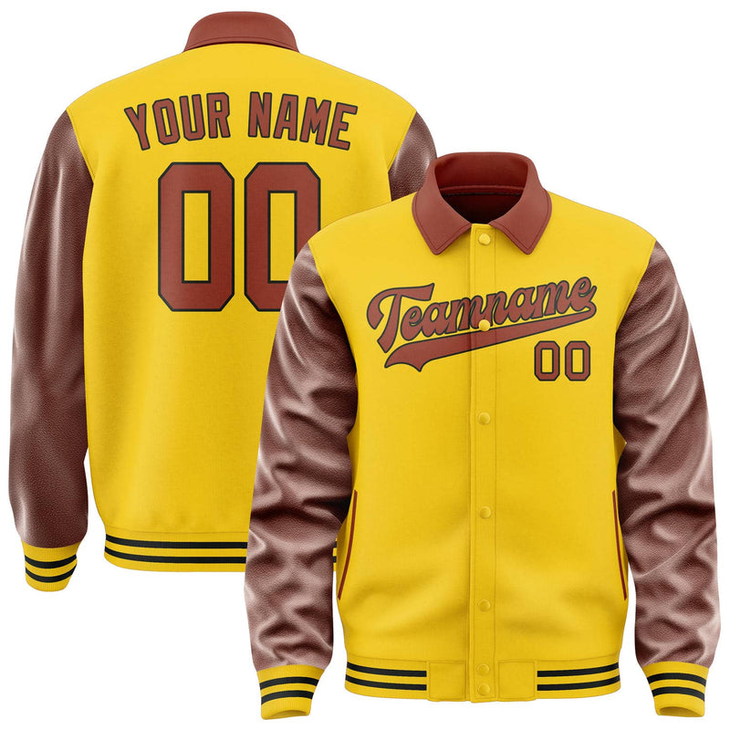 Maßgeschneidertes Gold Korallenrot Jacke JA303016301717161617