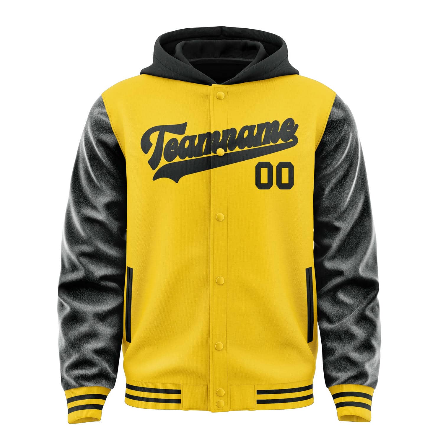 Maßgeschneidertes Gold Schwarz Jacke