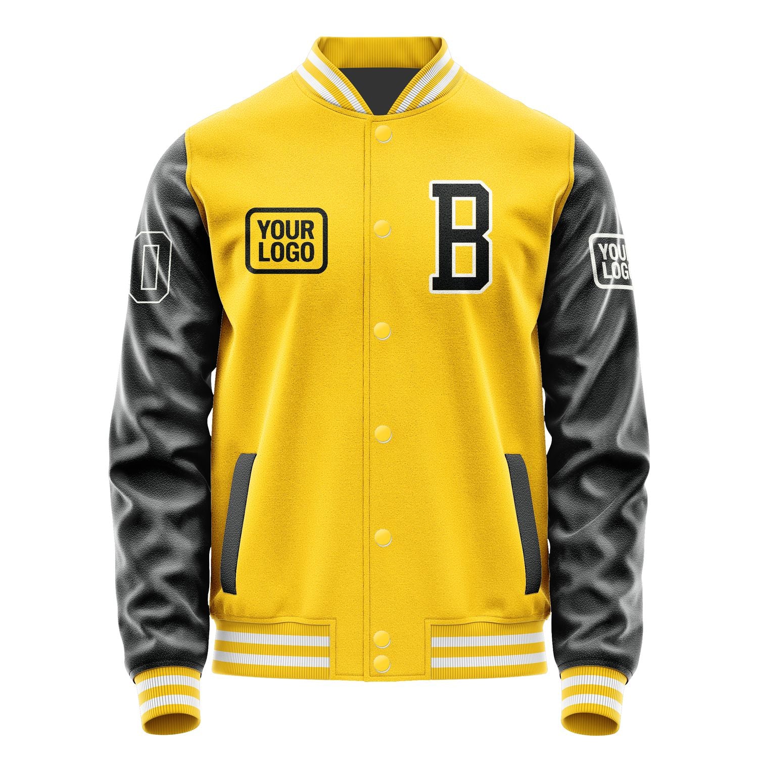 Maßgeschneidertes Gold Schwarz Jacke JA303017301818171718