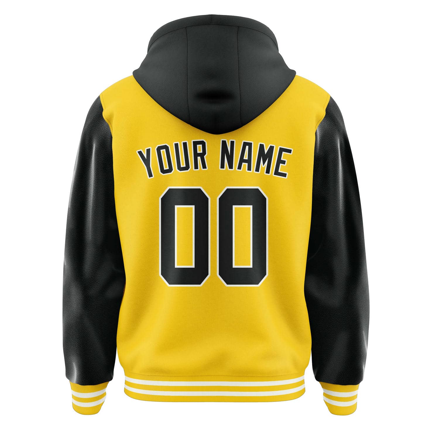 Maßgeschneidertes Gold Schwarz Jacke