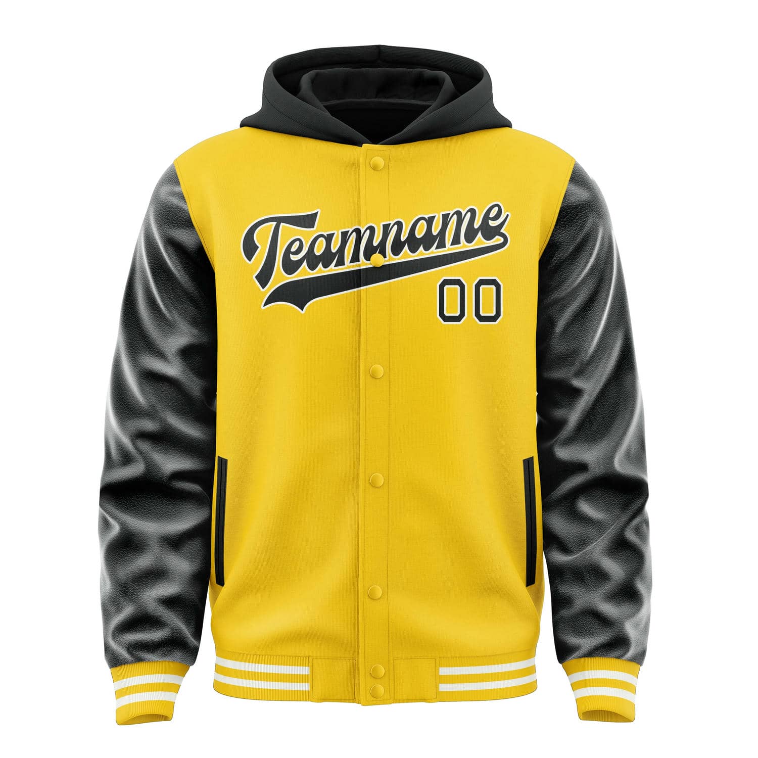 Maßgeschneidertes Gold Schwarz Jacke