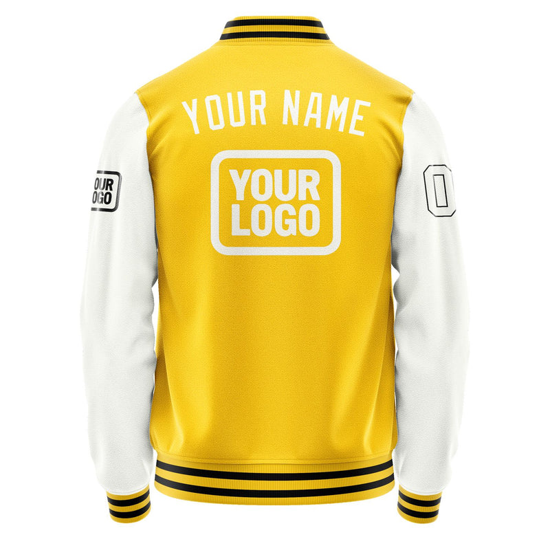 Maßgeschneidertes Gold Weiß Jacke JA303018301717181817