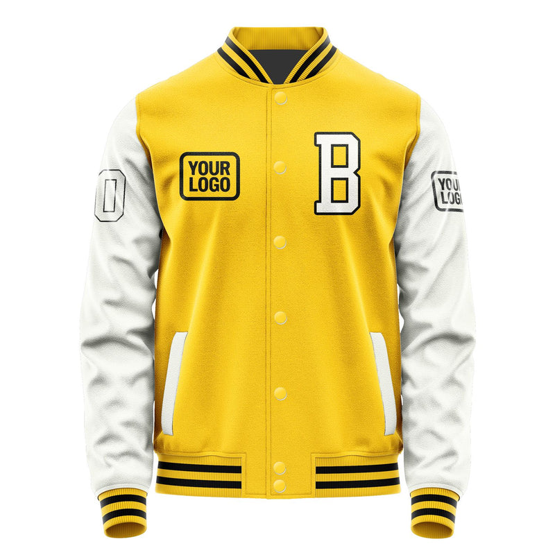 Maßgeschneidertes Gold Weiß Jacke JA303018301717181817