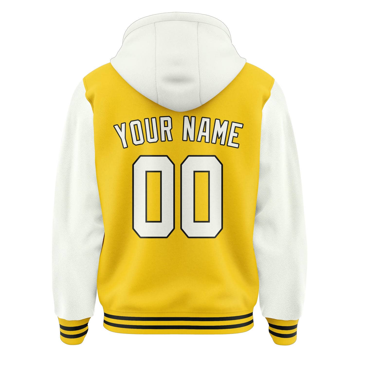 Maßgeschneidertes Gold Weiß Jacke