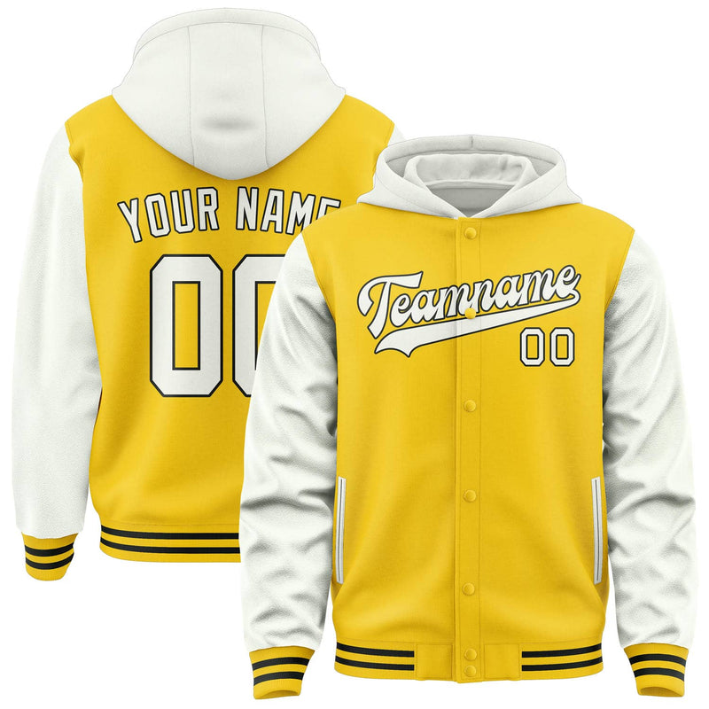 Maßgeschneidertes Gold Weiß Jacke JA303018301717181817