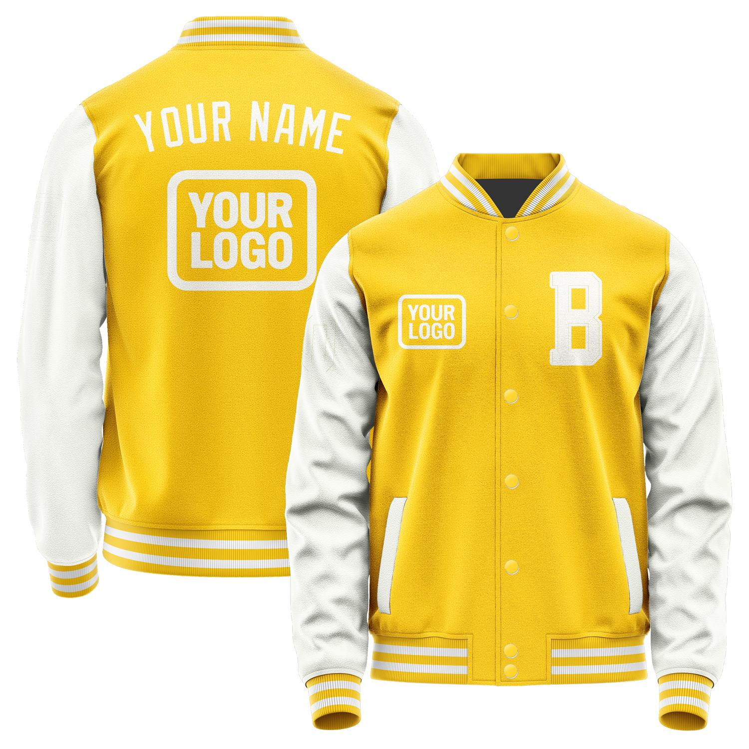 Maßgeschneidertes Gold Weiß Jacke JA303018301818181818