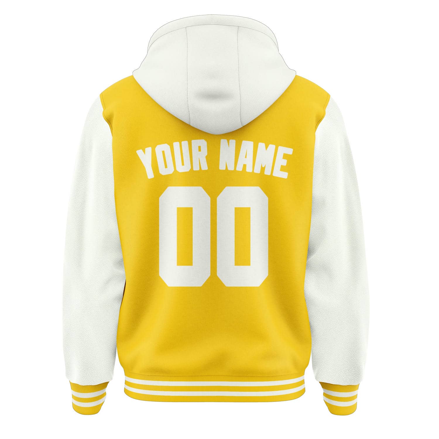 Maßgeschneidertes Gold Weiß Jacke