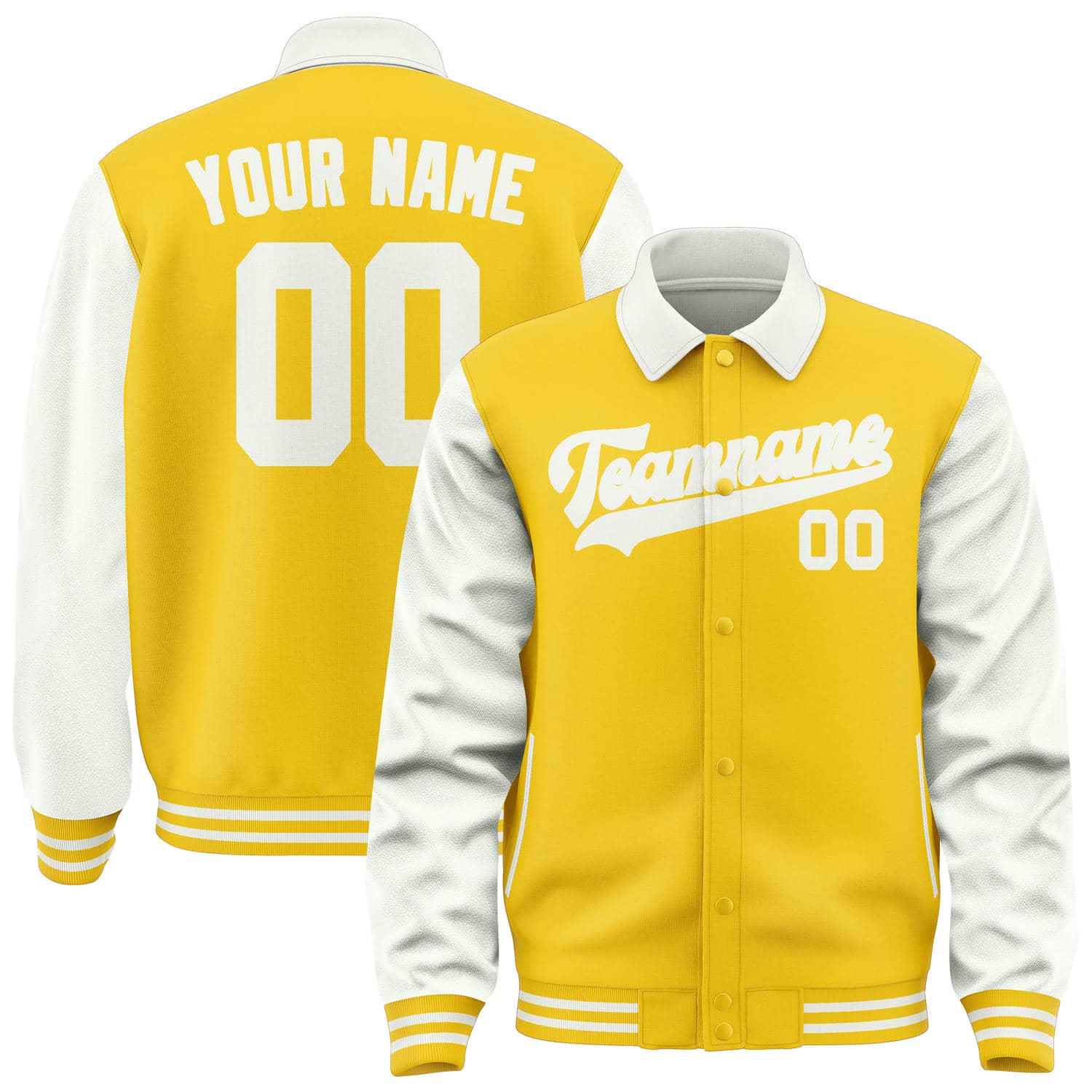Maßgeschneidertes Gold Weiß Jacke JA303018301818181818