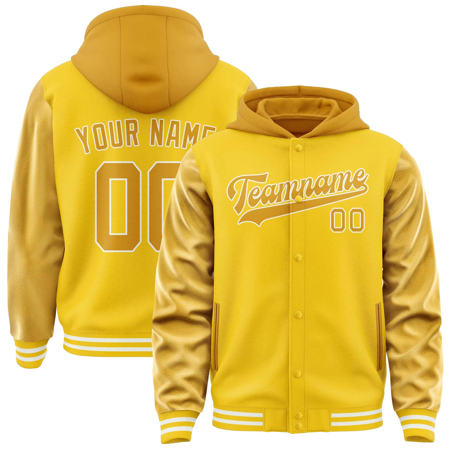 Maßgeschneidertes Gold Gelb Jacke