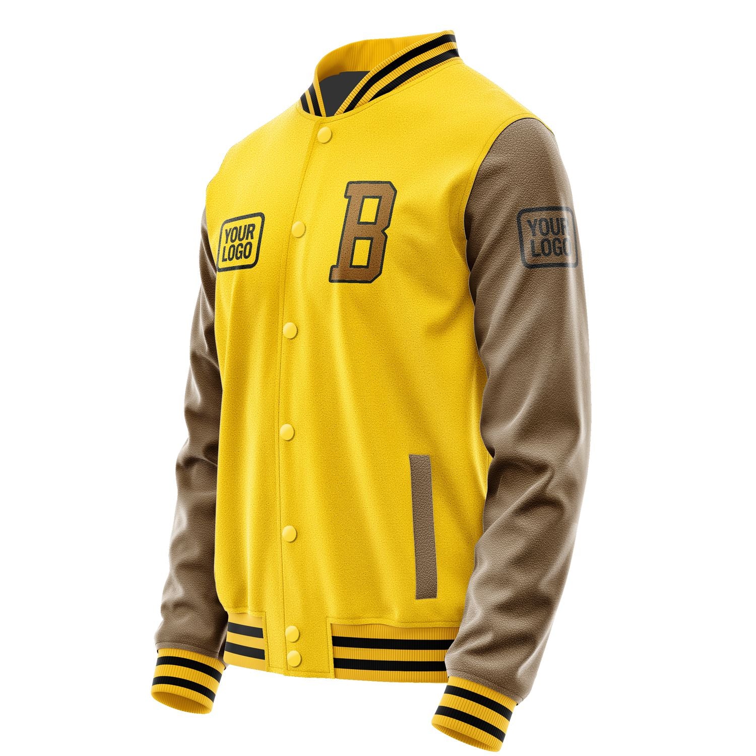 Maßgeschneidertes Gold Khaki Jacke JA303022301717222217