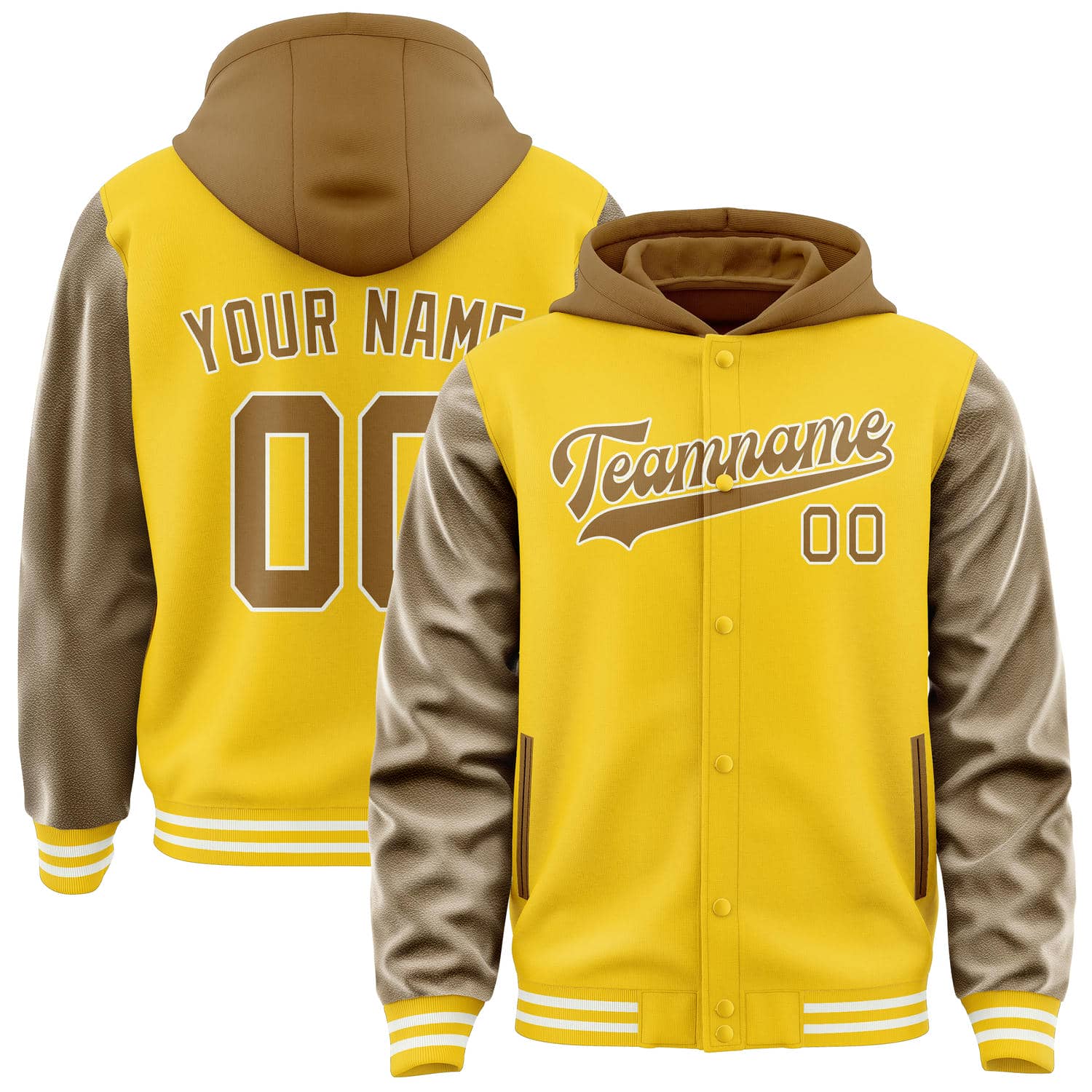 Maßgeschneidertes Gold Khaki Jacke