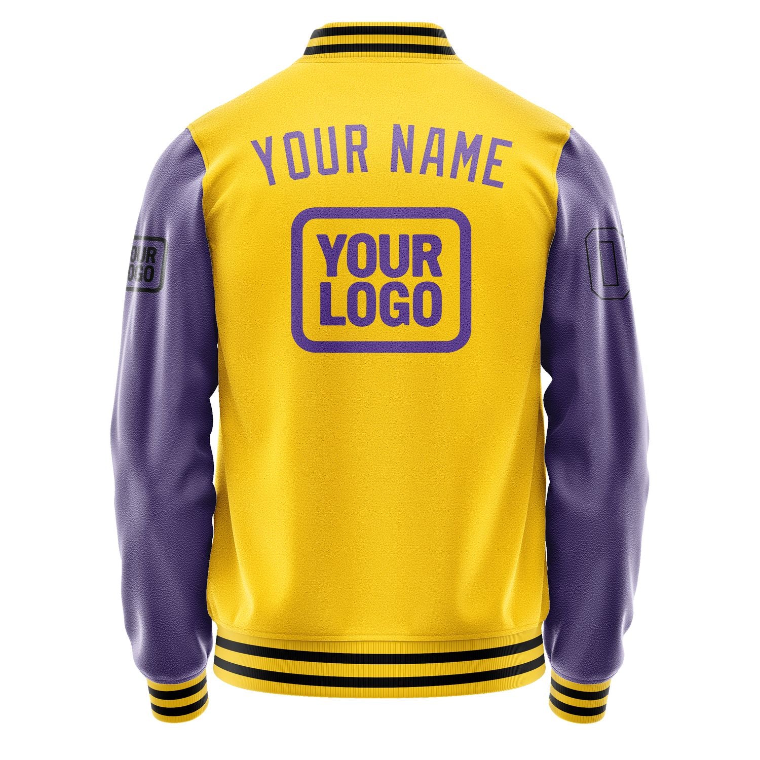 Maßgeschneidertes Gold Lavendel Jacke JA303023301717232317