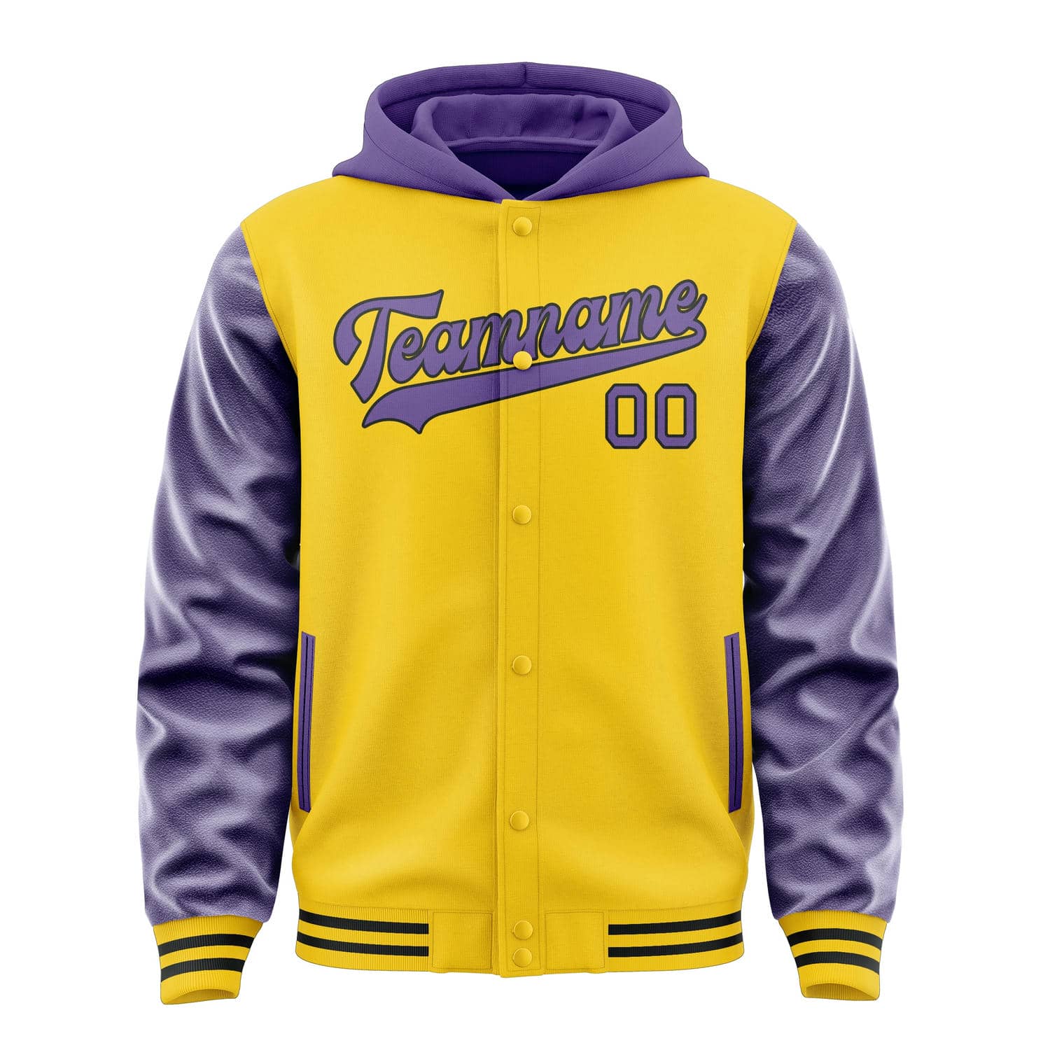 Maßgeschneidertes Gold Lavendel Jacke