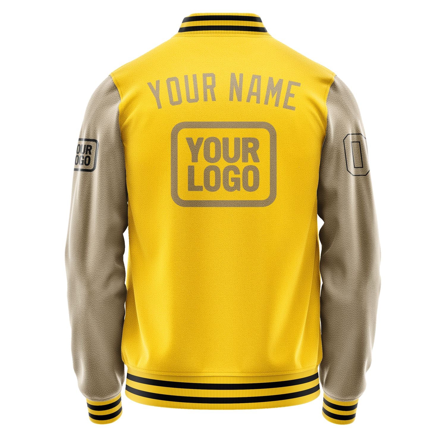 Maßgeschneidertes Gold Hellkhaki Jacke JA303025301717252517