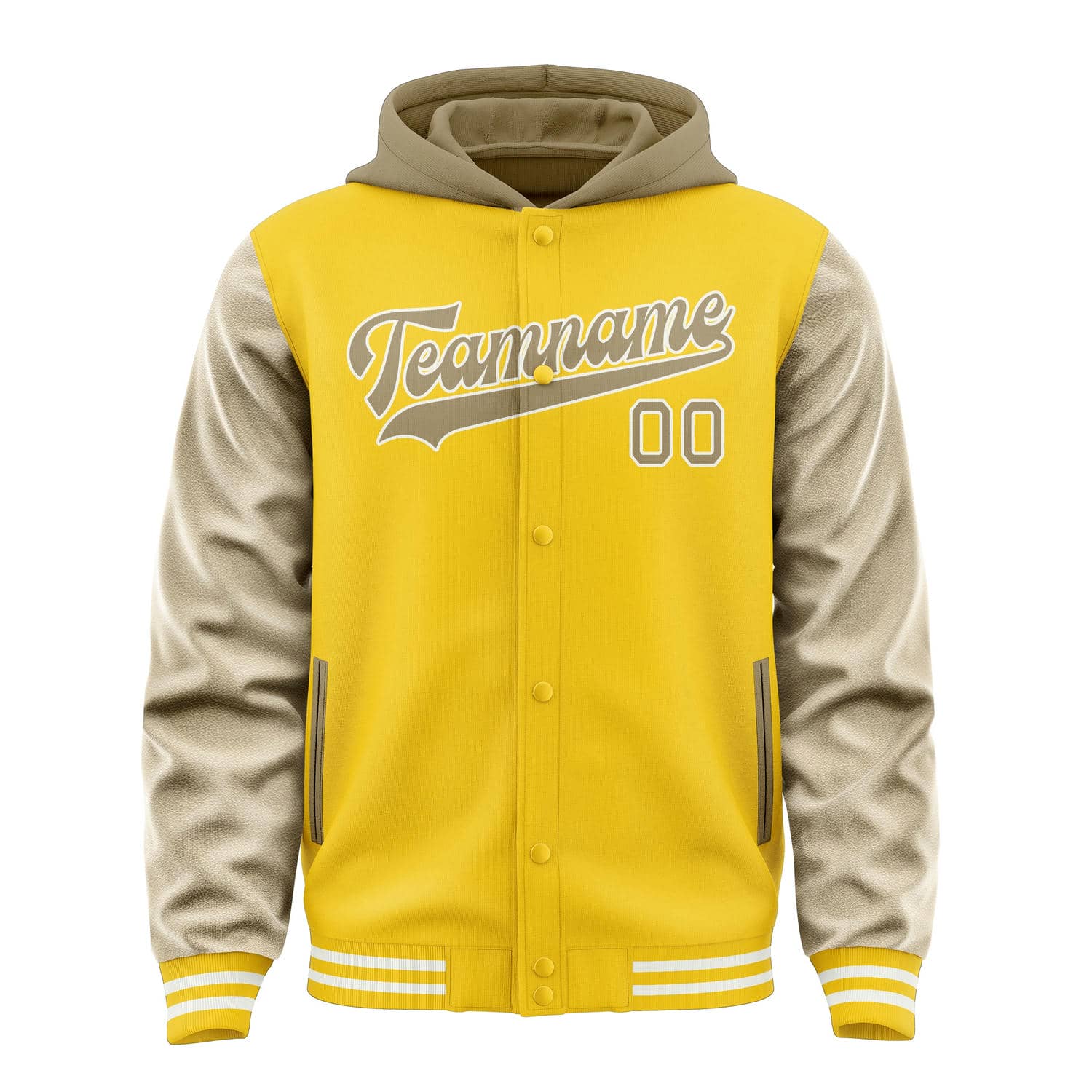 Maßgeschneidertes Gold Hellkhaki Jacke